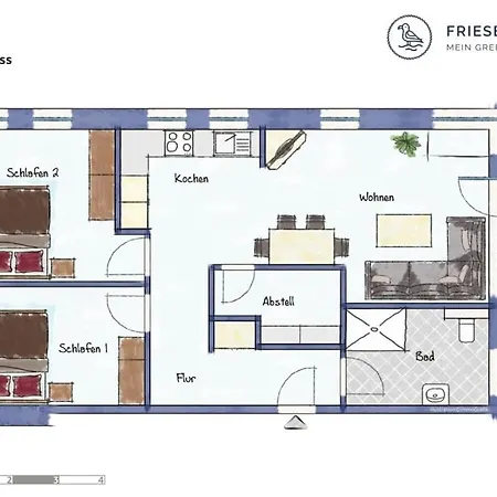 With 2 Bedrooms בית נופש גריטזיל